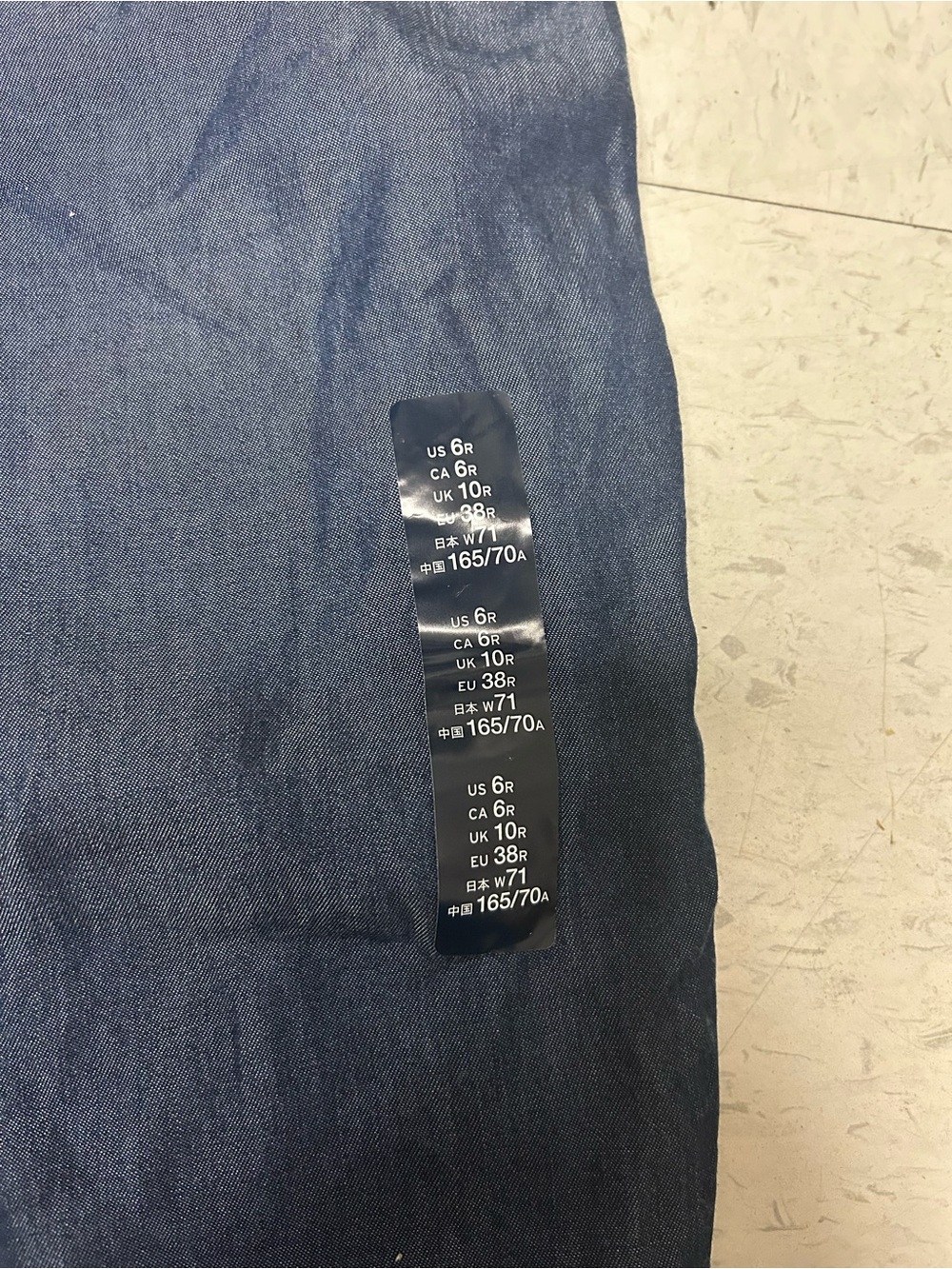 Gap Women’s 6R Tencel Lyocell Paperbag Waist Tie Belt Pants Navy Coastal - Picture 7 of 8